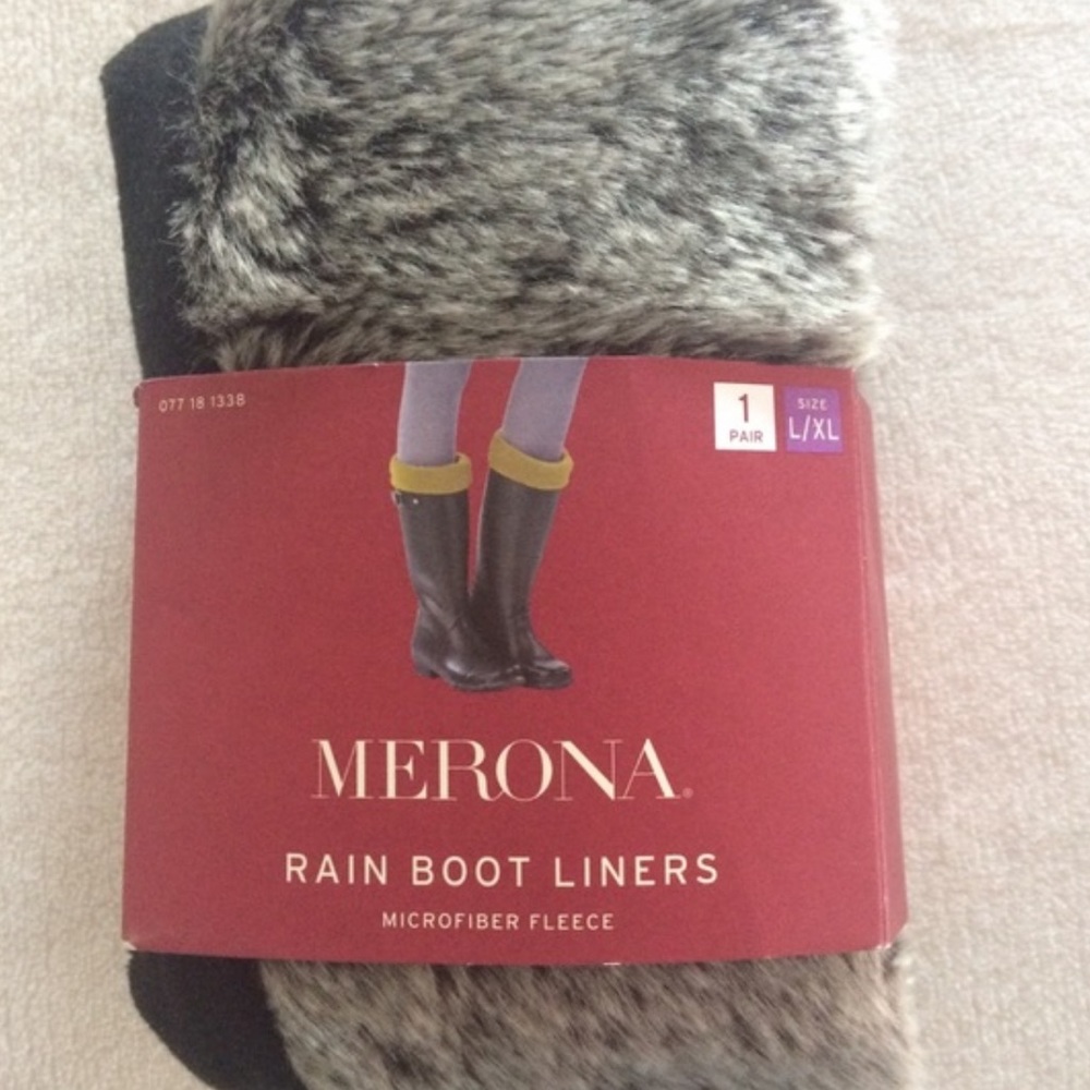 Merona microfiber fur boot liners